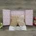 Pink Silk Box Invitation with Delicate Buckle Personalized Custom